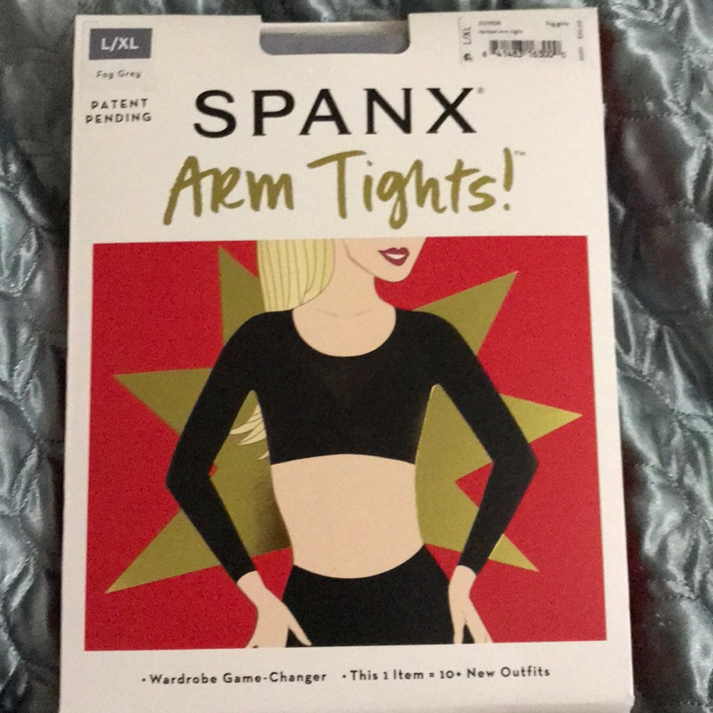 Spanx arm tights fog grey